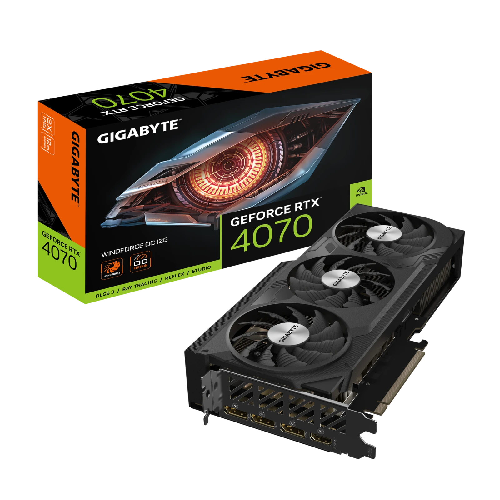 Gigabyte GeForce RTX 4070 WINDFORCE OC 12G  (Rev. 1.1)